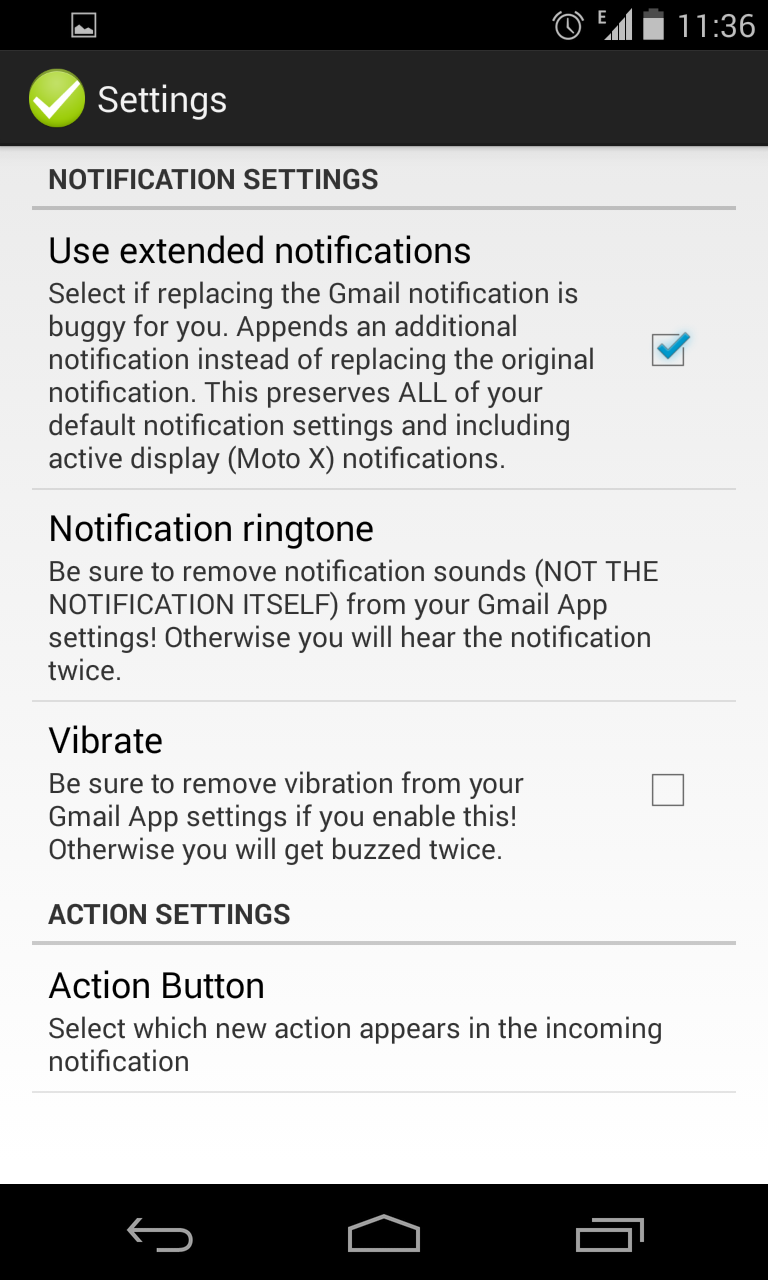 MarkAsRead for Gmail (Beta) Screen 3