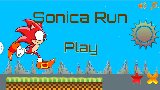 Super Runner Sonica Fun Game