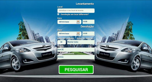 Aluguer de automóveis