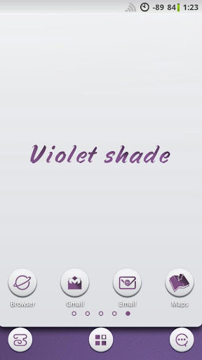VioletShade theme GO Launcher