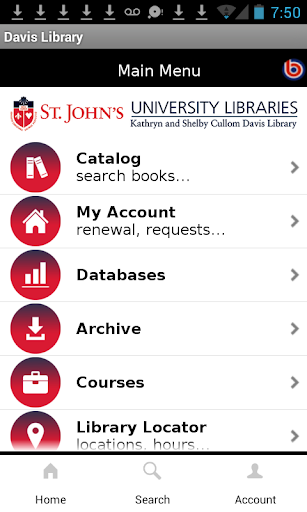 SJU Davis Library Mobile