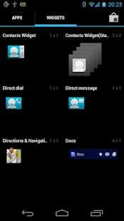 Free Resizable Contacts Widget APK for Android