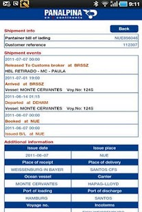 Panalpina Screenshots 2