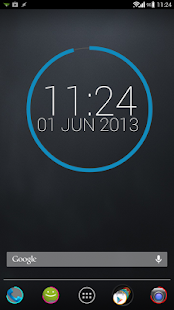 Download Battery Clock UCCW Skin APK