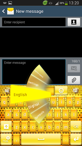 Gold Keyboard