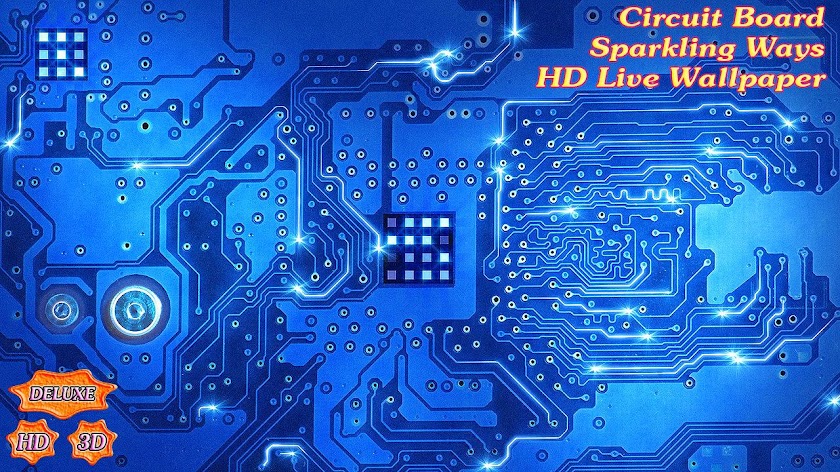 Circuit Board Sparkling Ways Screen 2