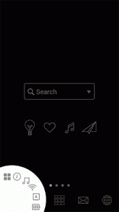 Free Download SimpleBlack LINELauncher theme APK