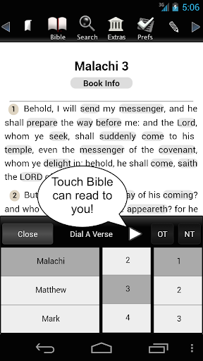 Touch Bible KJV + Strong's