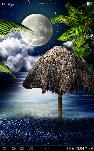 【免費個人化App】Tropical Night Live Wallpaper-APP點子