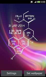 How to get Chemical Clock Live Wallpaper 1.0 apk for pc
