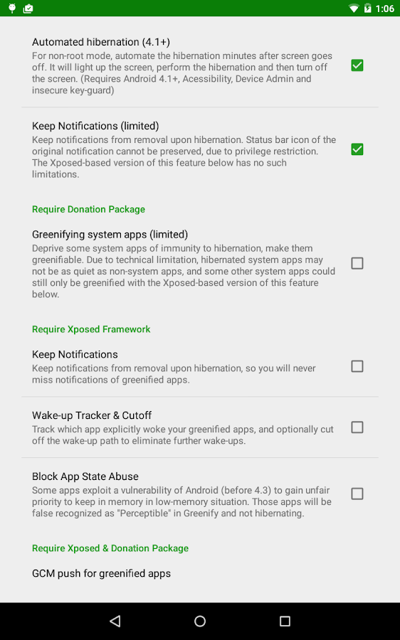    Greenify (Donation Package)- screenshot  