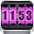 3D Rolling Clock PINK Download on Windows