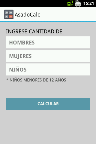 Calculadora de Asado