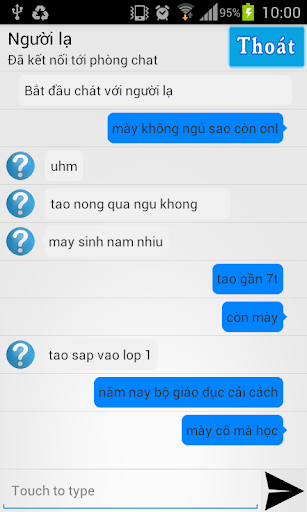 Chat voi nguoi la