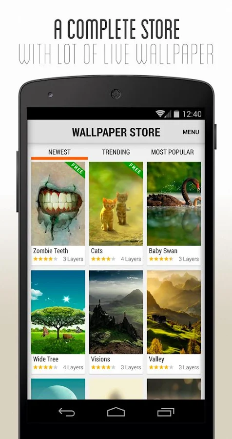  3D Parallax Wallpaper- screenshot 
