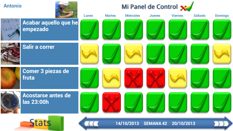 Android application Personal Coaching screenshort