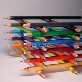 Crayons 2 by Erick Castro Alvarado - Artistic Objects Education Objects
