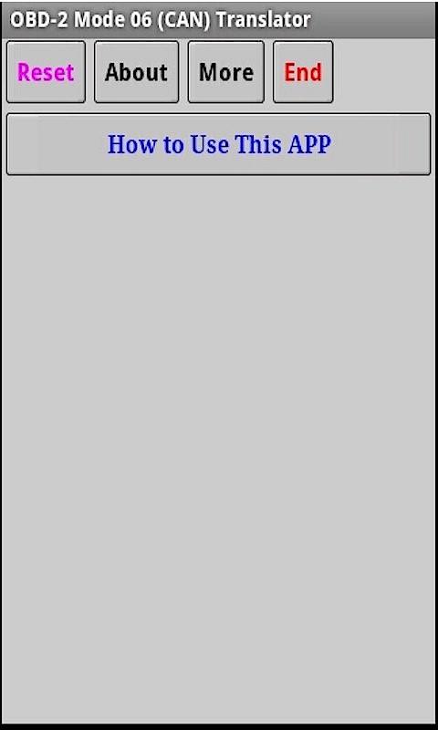 OBD-2 Mode-06 Translator Screen 1