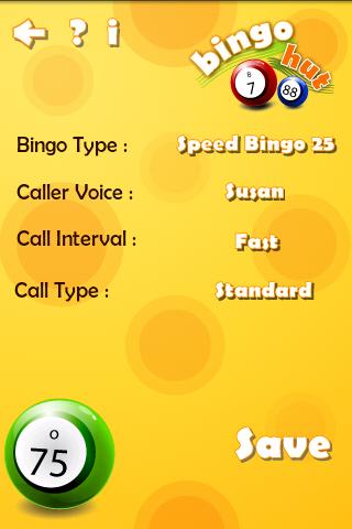 Bingo Hut Screen 2