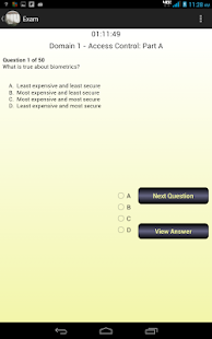 CISSP Evaluator Domain 1 Screenshots 0