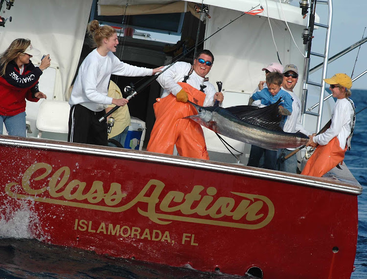 A sailfish caught in the Florida Keys.