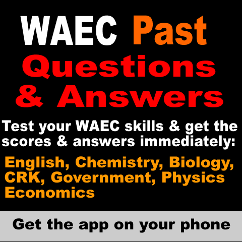 WAEC Past Questions Answers