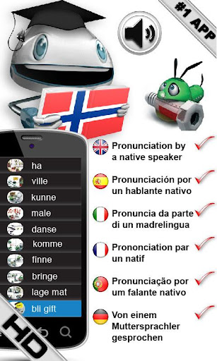 Norwegian Verbs HD LearnBots