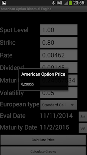 Free Download American Option Binomial Model APK for Android