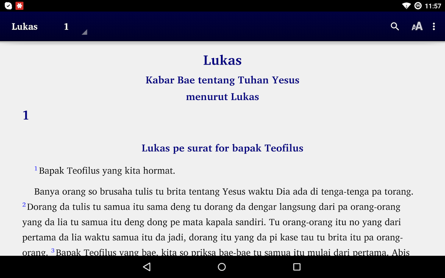 Alkitab Bahasa Manado Apl Android Di Google Play