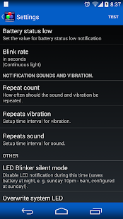 LED Blinker Notifications Pro Screenshot