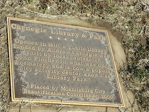Carnegie Library and Park Marker