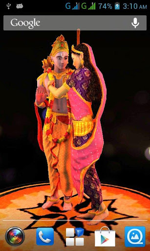 【免費個人化App】3D Sita Ram Live Wallpaper-APP點子