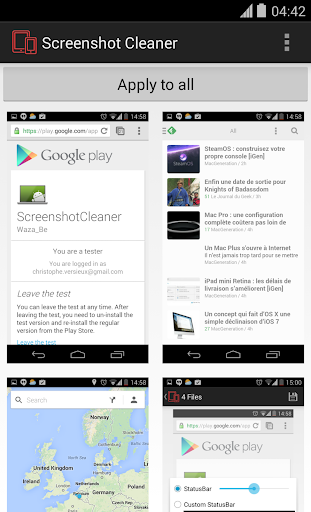 Screenshot Cleaner