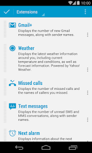  Added compatibility with various DashClock Widget clones Download Aplikasi DashClock Gmail+ Extension apk gratis untuk Android