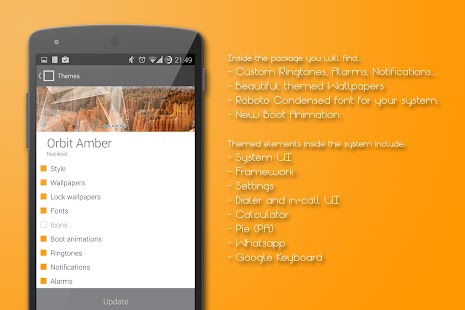 How to install Orbit Amber Theme - CM11/PA lastet apk for laptop
