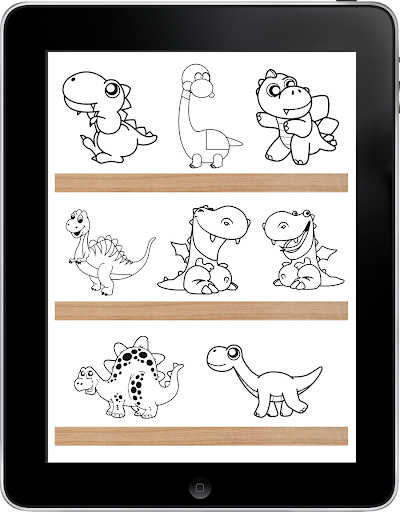 【免費漫畫App】恐龍著色遊戲-APP點子
