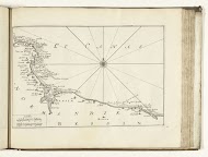 Kaart van de Franse kust tussen Barfleur en Bayeux, 1726