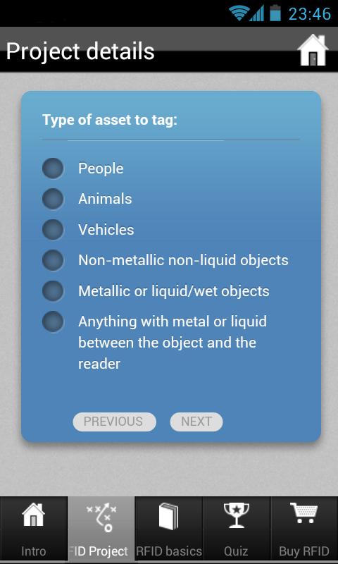 Tutorial for RFID Projects Screen 2