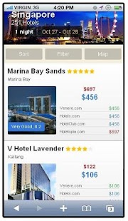 Search Hotels in Singapore Screenshots 2