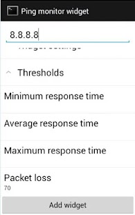 Lastest Ping monitor widget APK for PC