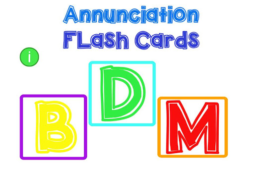 Articulation Cards B D M