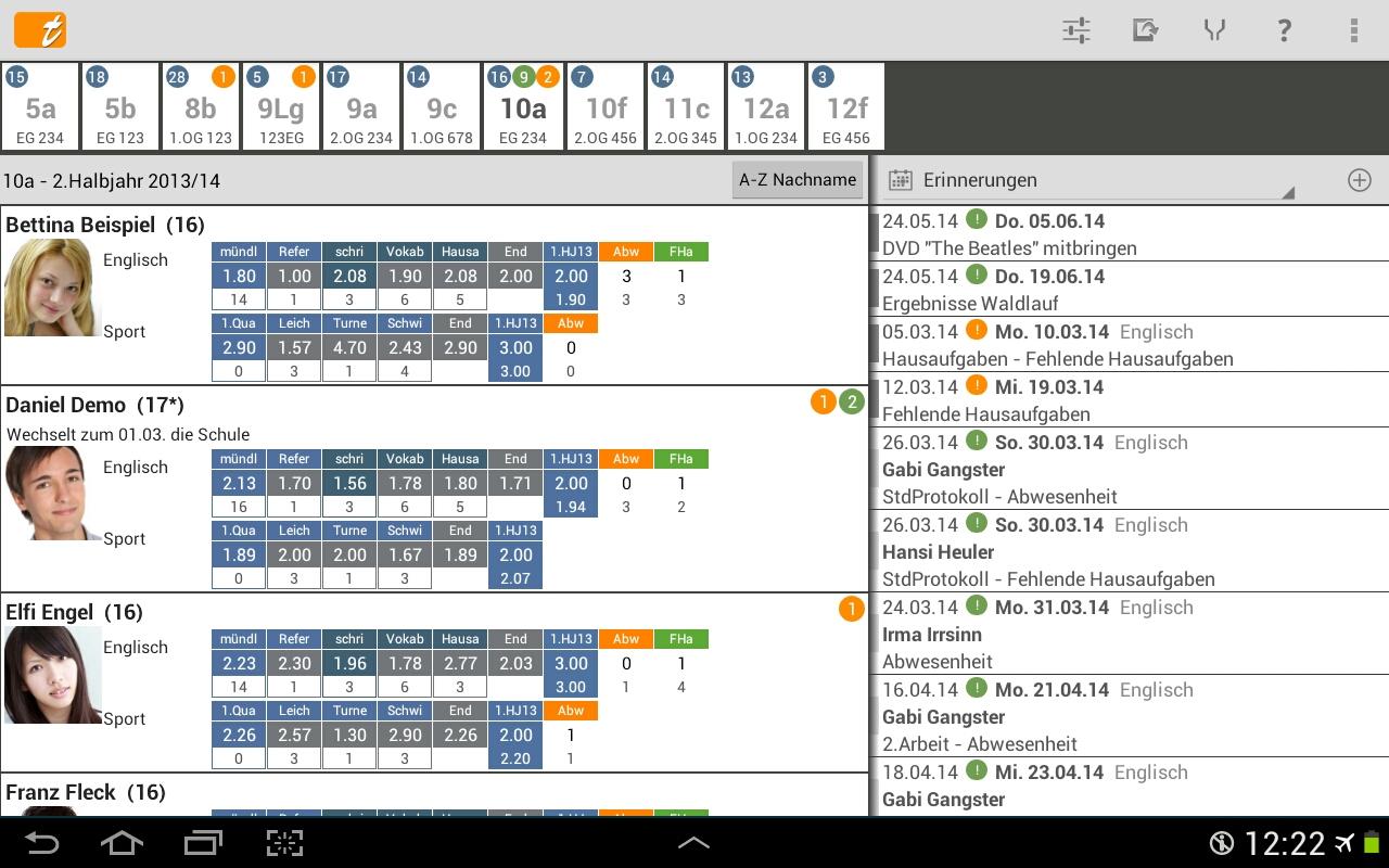Android application TAPUCATE - Teacher App screenshort