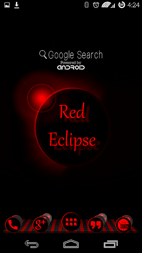 Red Eclipse Launcher Theme