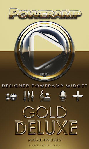 Poweramp Widget Gold Deluxe