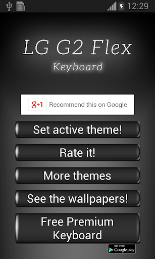 Keyboard for LG G2 Flex