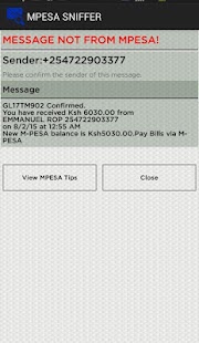 Free MPESA Sniffer APK