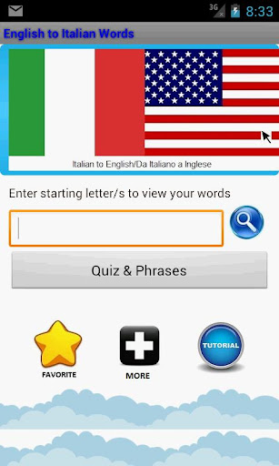 Learn English To Italian Words