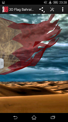 3D Flag Qatar LWP