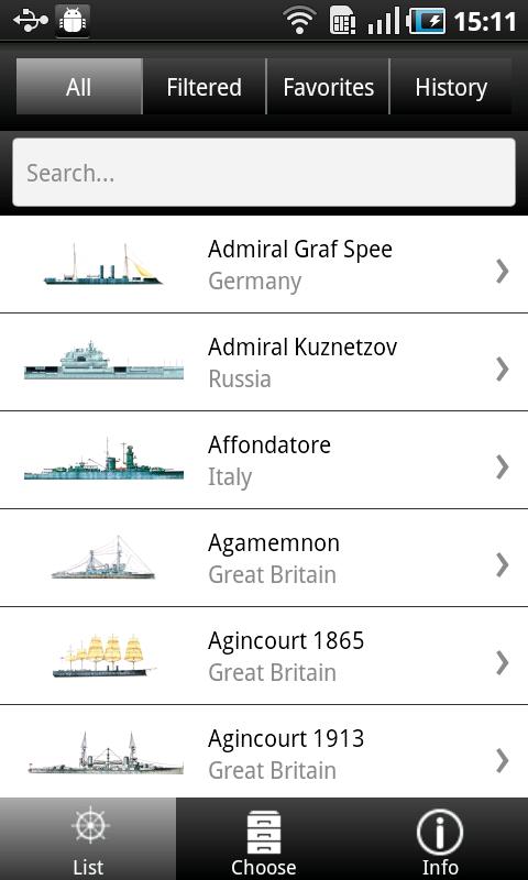 Battleships and Carriers Screen 1