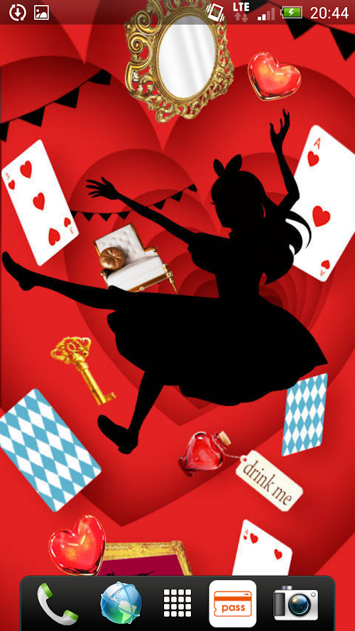 Android application Aliceシリーズ☆Alice&amp;Red Heartライブ壁紙 screenshort